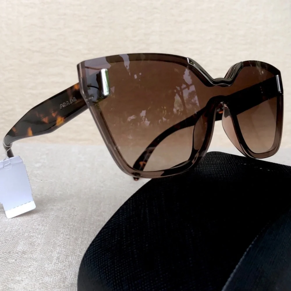 New PRADA 48mm irregular catwalk sunglasses